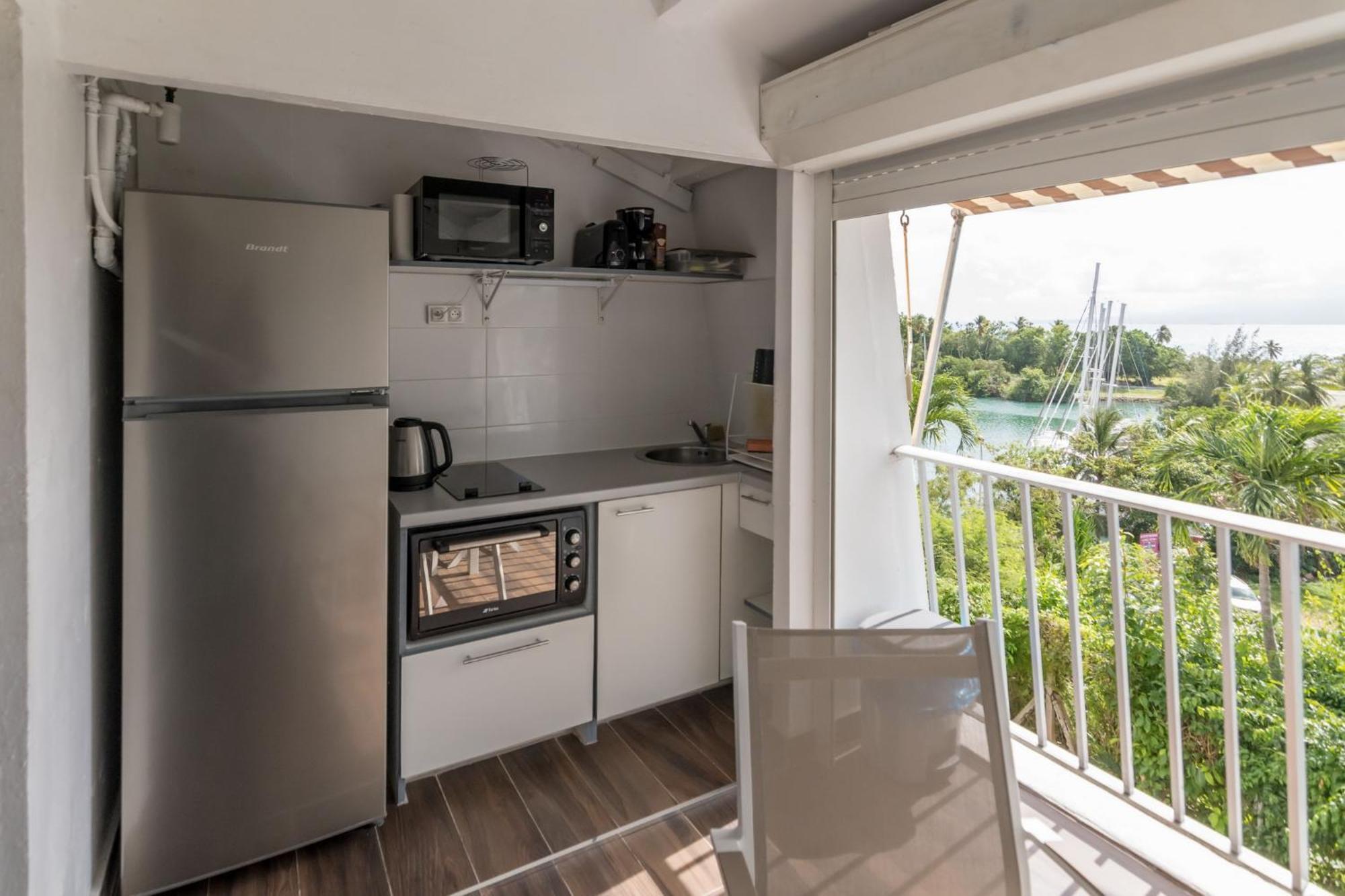 Superbe Studio En Duplex, Vue Sur Mer Et Piscine Apartment Le Gosier  Luaran gambar