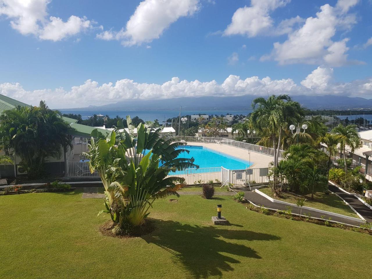 Superbe Studio En Duplex, Vue Sur Mer Et Piscine Apartment Le Gosier  Luaran gambar